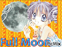 Full Moon - Nemokamas animacinis gif