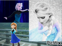 la reine des neige 1 GIF animata