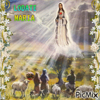 Maria di Fatima animovaný GIF