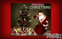 merry christmas animovaný GIF