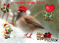 bj les membres    Joyeuses fêtes  2015 - Ingyenes animált GIF