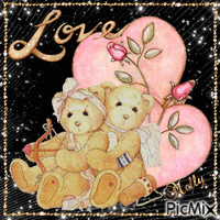 Love bear - Ilmainen animoitu GIF