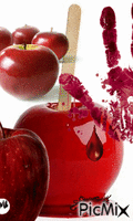 Manzanas de caramelo GIF animasi