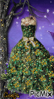 Xmas Tree Dress - Gratis animeret GIF