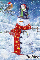 Snowman - 無料のアニメーション GIF