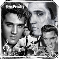 Elvis Presley 🎼🎼 animovaný GIF