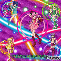 Mew Mew Power Color Animated GIF