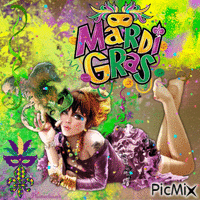 Mardi Gras. - Free animated GIF