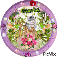 Bon 1er Mai Francine-Lasie animēts GIF