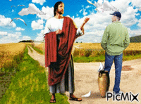 meeting with jesus animovaný GIF