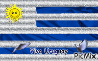 Bendera Uruguay - Ingyenes animált GIF
