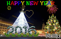 happy new year - GIF animate gratis