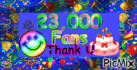 23,000 Fans - Gratis animerad GIF
