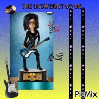 queen of rock - Zdarma animovaný GIF