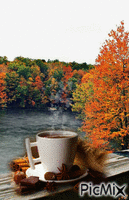 Autumn Coffee - GIF animasi gratis
