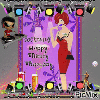 Happy Thirsty Thursday - Бесплатный анимированный гифка