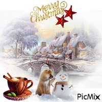Merry Christmas Past GIF animado