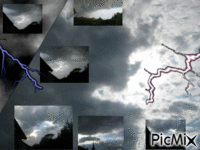 un ciel orageux анимиран GIF