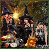 Trois sorcières et sorcellerie