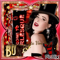 Burlesque Magic - GIF animé gratuit