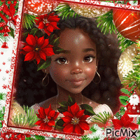 CHRISTMAS FLOWER - Animovaný GIF zadarmo