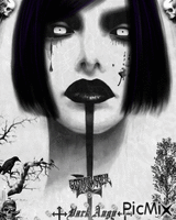 Gothicdark face animovaný GIF