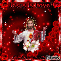 Jesus Is Love! - Ingyenes animált GIF