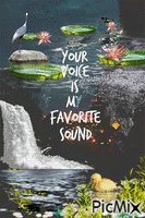 your voice - Darmowy animowany GIF