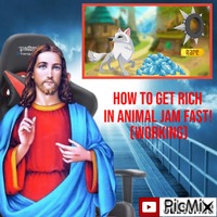 How to get rich in animal jam fast animovaný GIF