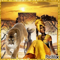 Princesse Africaine GIF animado