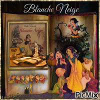 Blanche Neige - GIF animé gratuit