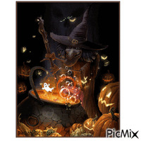 cooking a spell for you, happy halloween my friends