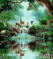 Granny's animals - Безплатен анимиран GIF