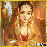 Princesse Indienne - Animovaný GIF zadarmo