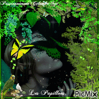 Les papillons - 無料のアニメーション GIF