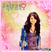 Selena Gomez animovaný GIF