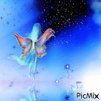 la fée papillon - GIF animé gratuit
