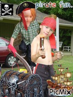 2 pirates Gif Animado