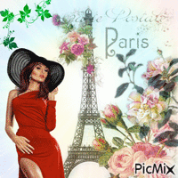 Paris animerad GIF