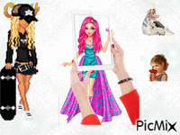 barbie fashionista - GIF animé gratuit