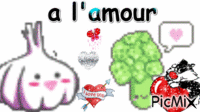 l'amour de legume - GIF animado gratis