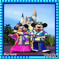 Minnie Mickey Disney deco - GIF animado grátis