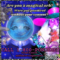 i'm here to help you, sweet innocent magical orb Gif Animado