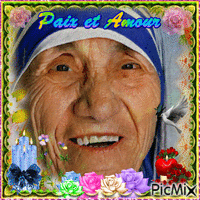 Mère Teresa - Gratis animerad GIF