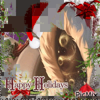 happy holidays hastur geanimeerde GIF