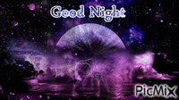 Good night universe - GIF animé gratuit