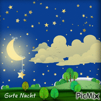 Gute Nacht анимиран GIF