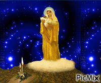 Mother Mary Pleas Help Me - Zdarma animovaný GIF