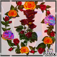 rózsa/rózsa анимирани ГИФ