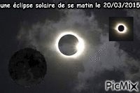l'éclipse de se matin κινούμενο GIF